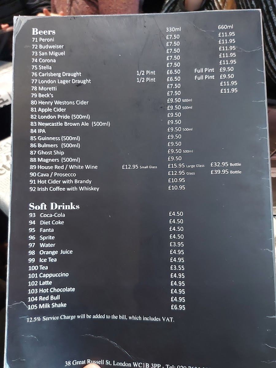 Menu Munchkins Restaurant London Ltd-4