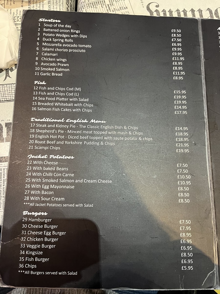 Menu Munchkins Restaurant London Ltd-7